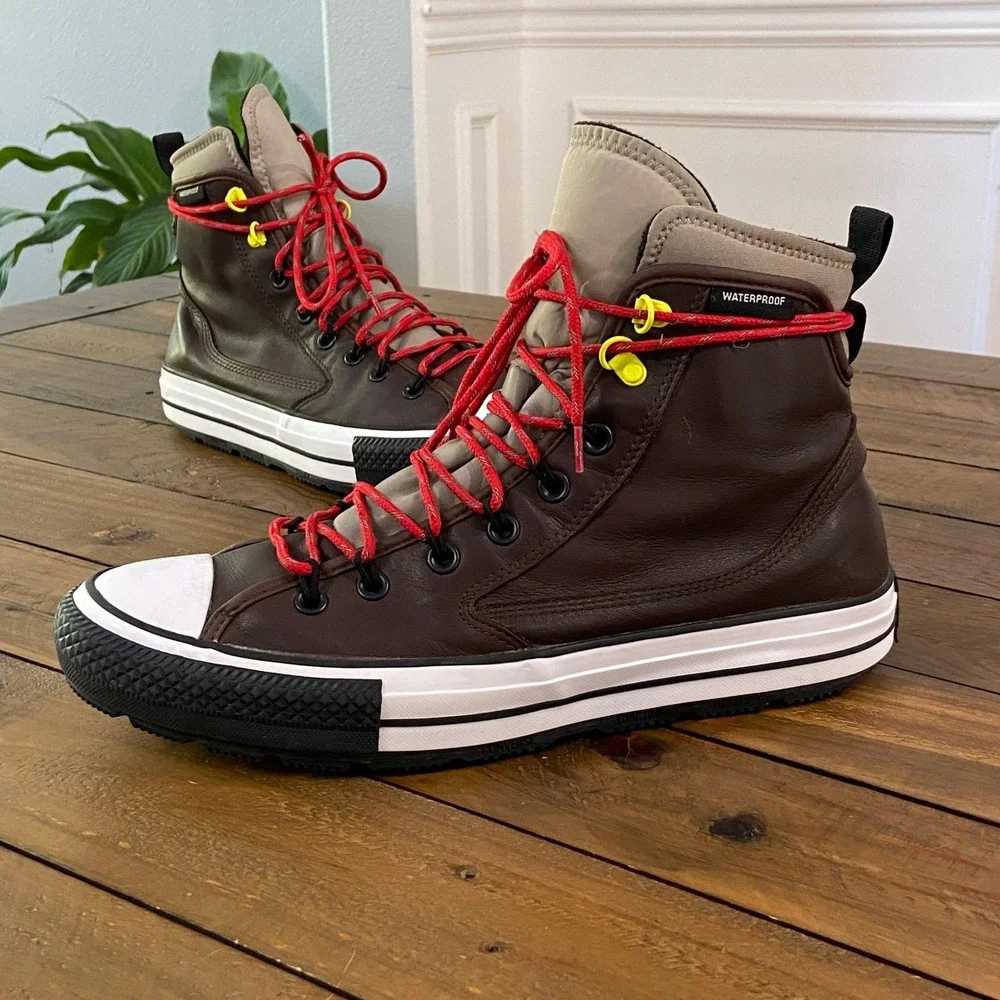 Converse Chuck Taylor All Star All-Terrain High Brown Leather Boots 169588C 11
